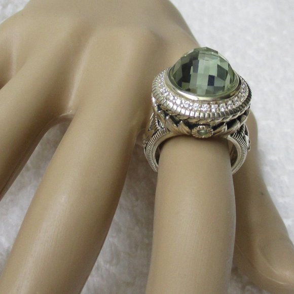 Seidengang Mint Quartz & Diamonique Ring - Picture 15 of 15